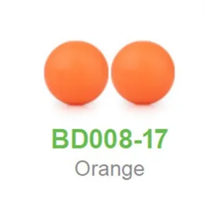 Orange Chengkai 50 шт. силиконовые бусины 12 мм Экологичное Сенсорное ожерелье-прорезыватель пищевого класса Мама Кормящих DIY Ювелирные изделия Детские трофеи - Цвет: Orange