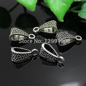 Наконечник шнура из цинкового сплава для ожерелья, 16x6x7 мм, отверстие 4x9 мм, K02138, 50 шт.лот