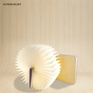 Деревянная книжная светодиодный ночной Светильник Портативный наружной Ночной светильник USB Перезаряжаемые спальни Ночники для детей Детская одежда для маленьких девочек подарок