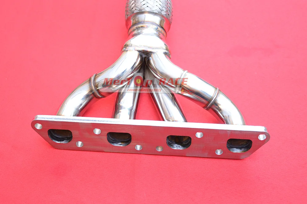 Mertop Race update Mini Co oper S R50 R52 R53 1.6L Long Tube EXHAUST MANIFOLD Header with 200cell cat 2002-08 |