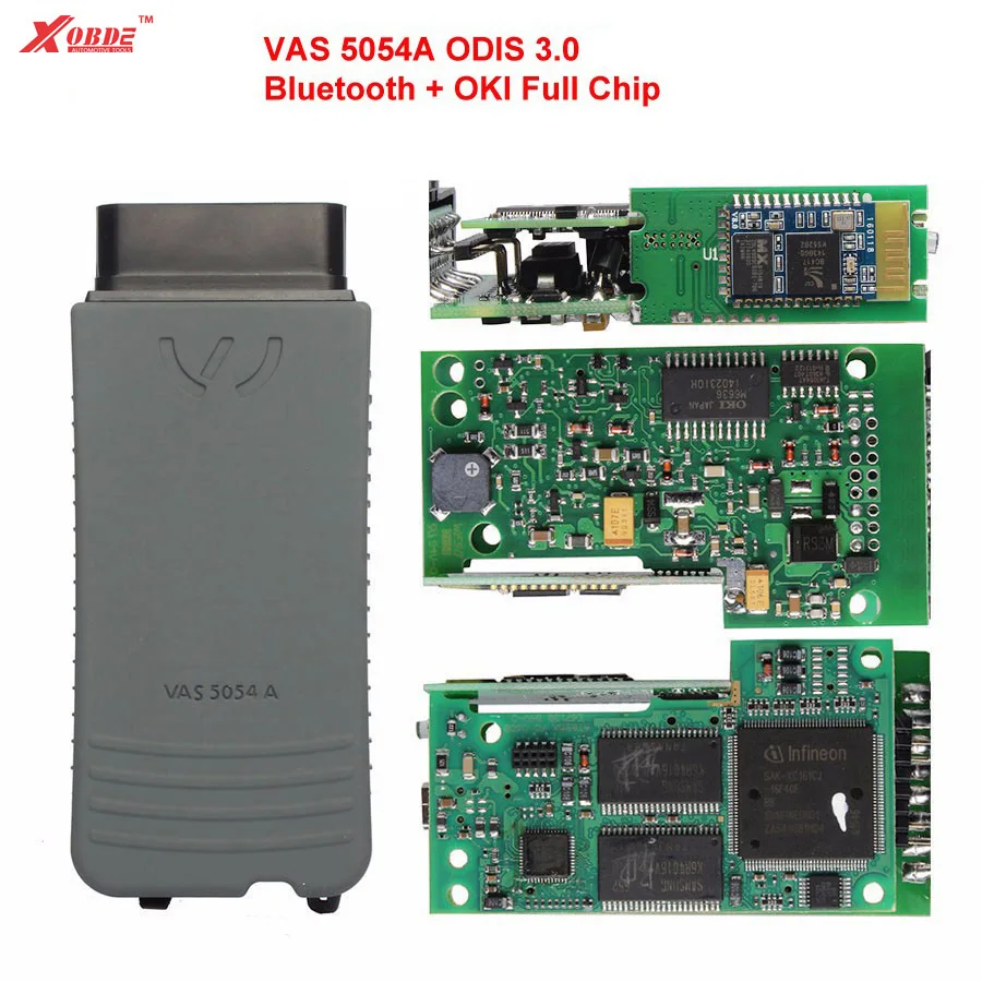 Несколько функций VAS 5054A с Bluetooth OKI Full Chips новейшая версия ODIS V5.16 поддержка