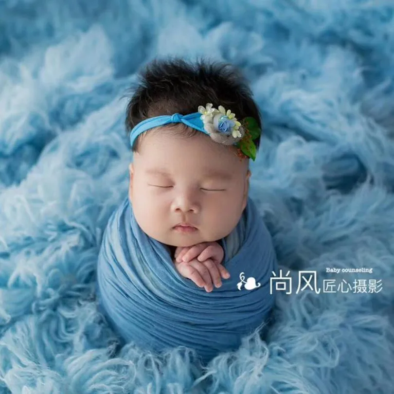 Newborn cheesecloth wrap Photography props Christmas set stretch knit Baby swaddle blanket backdrop Photo | Детская одежда и обувь