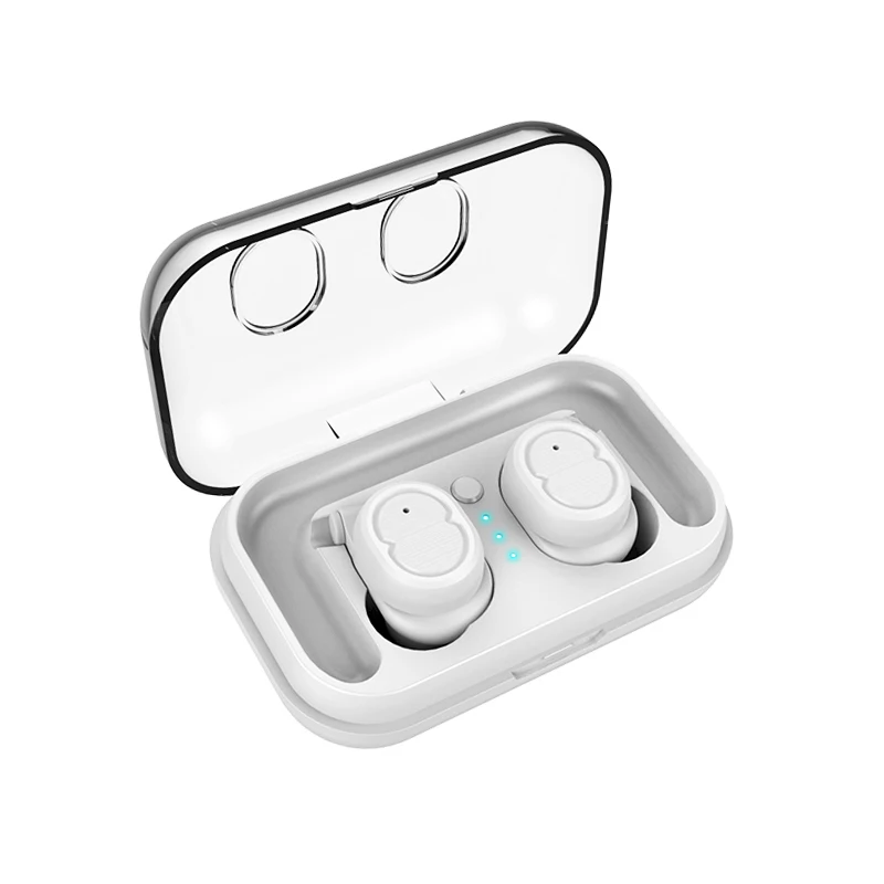 TWS Bluetooth наушники, беспроводные Bluetooth 5,0 наушники, спортивные наушники, стерео бас гарнитура с двойным микрофоном для Iphone, Android