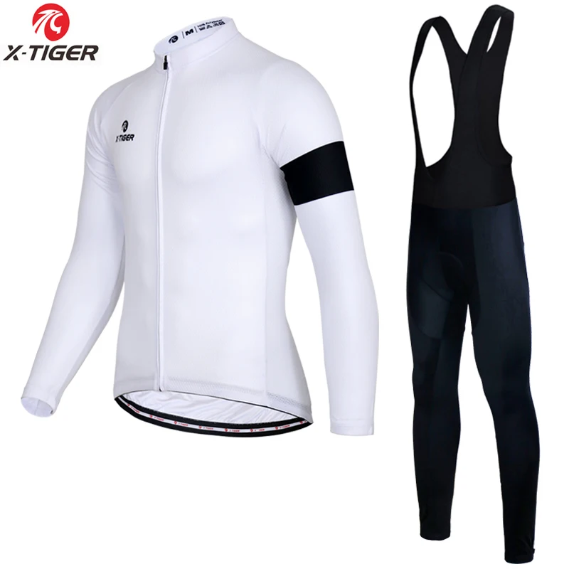 Jerseys and Bib Pant X-Tiger Pro, зимний теплый флисовый спортивный костюм для велоспорта, одежда для велоспорта, Майо, Ropa Ciclismo Invierno, одежда для горного велосипеда - Цвет: Jerseys and Bib Pant