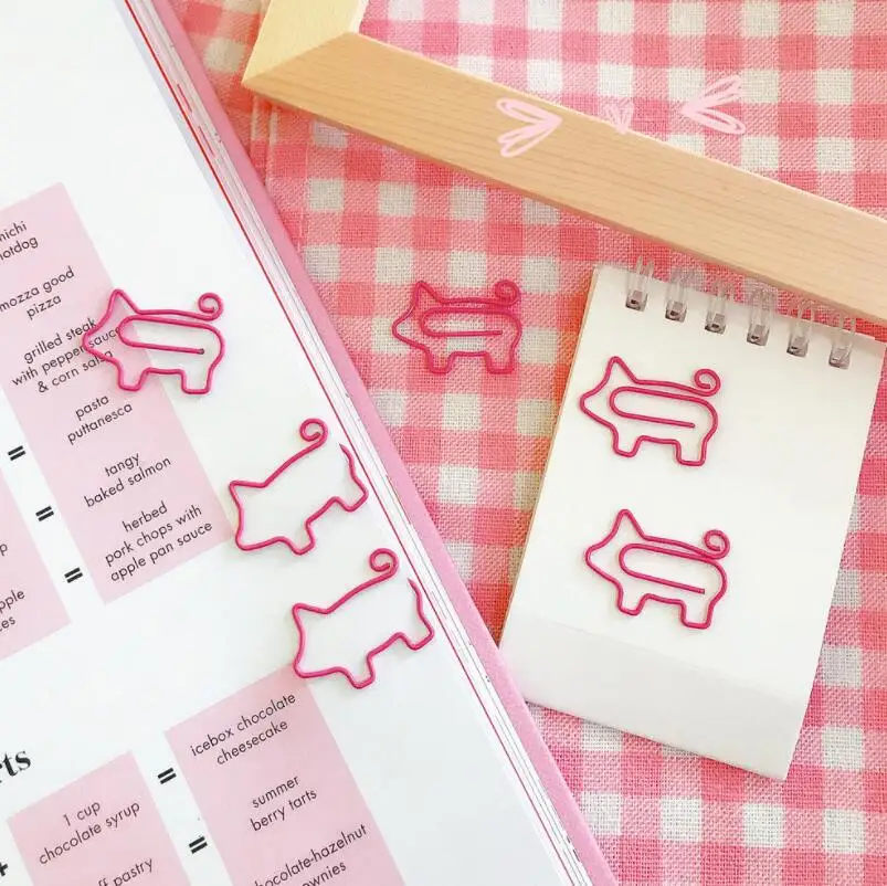 10 шт. мультяшная милая розовая креативная копилка рулон игл для бумаги