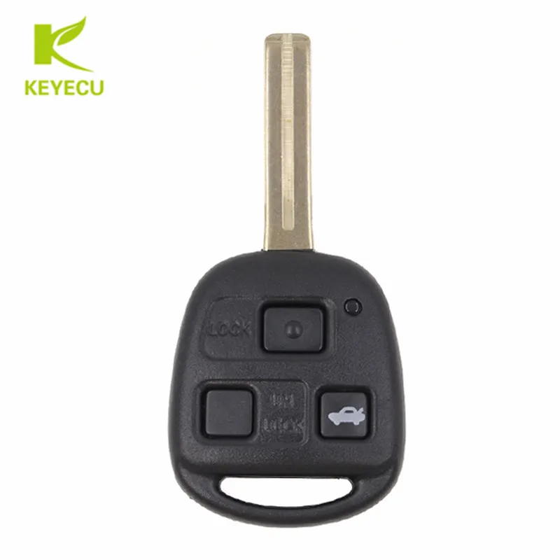 Запасной Новый дистанционный ключ KEYECU 3 кнопки ASK 433 МГц без ключа для Lexus с чипом