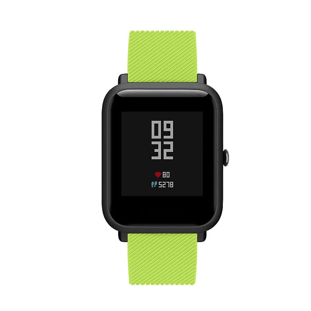 20 мм ремешок для часов Xiaomi Huami Amaizfit youth Bip умный силиконовый сменный ремешок для Xiaomi Huami Amaizfit youth Bip полосы