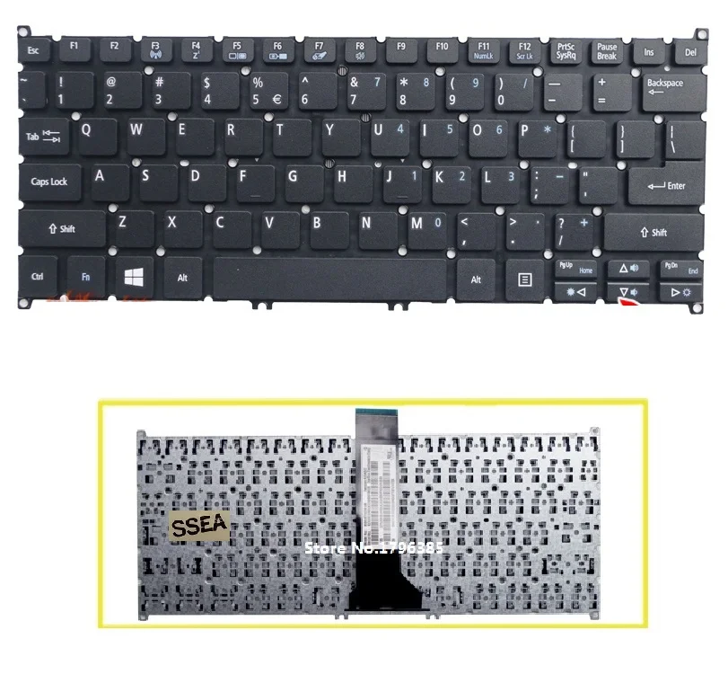 Клавиатура SSEA для Acer Aspire Новая США без рамки клавиатура на английском языке