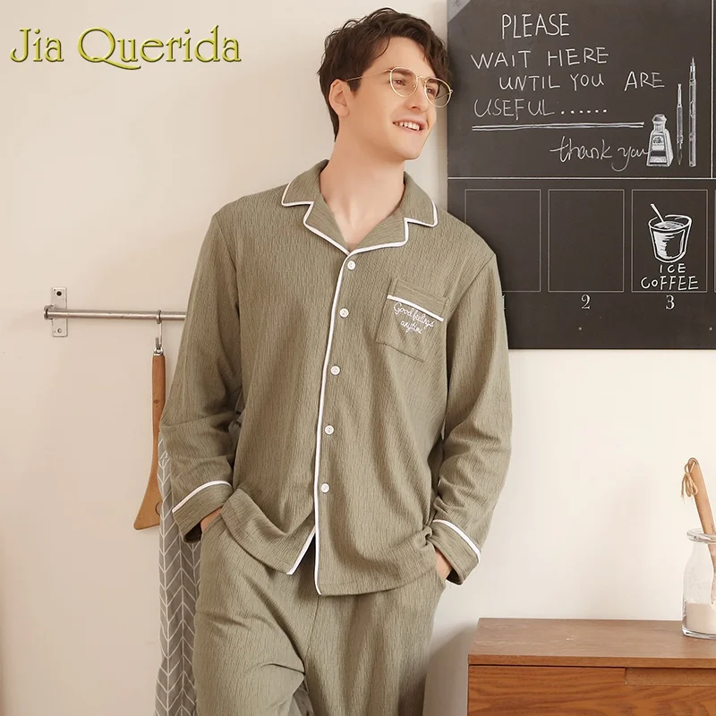 Пижама J & Q женская весенняя новая стильная домашняя одежда для мужчин и женщин