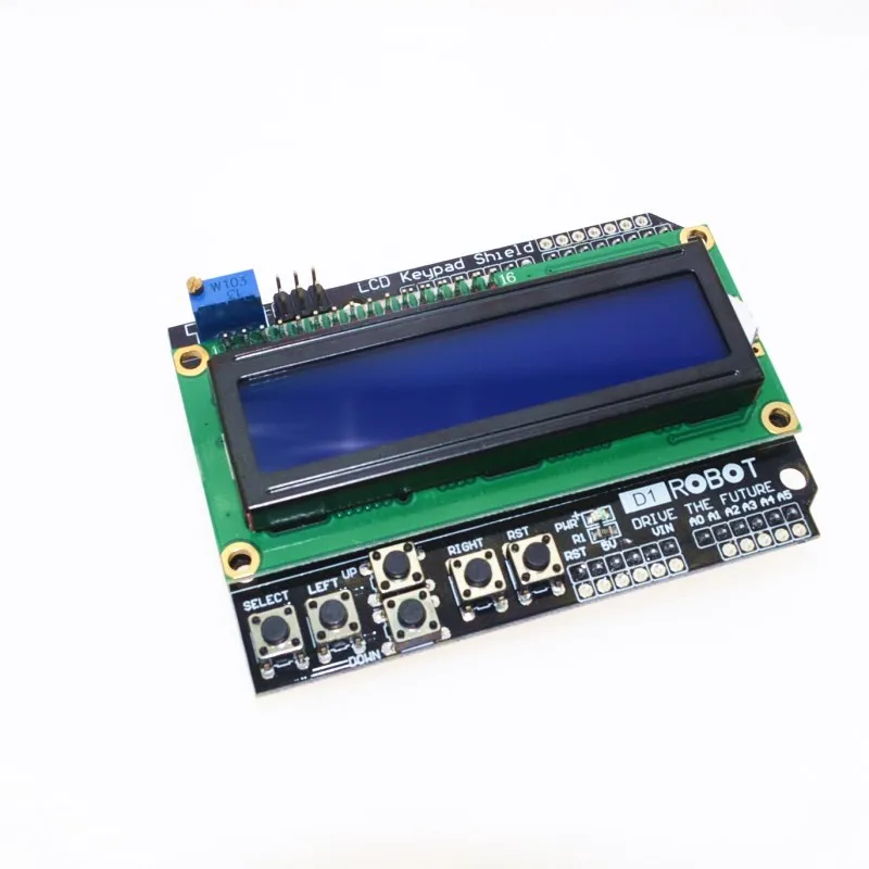 1 шт. ЖК-клавиатура Щит lcd 1602 lcd 1602 Модуль дисплей для Arduino ATMEGA328 ATMEGA2560 raspberry pi UNO синий экран