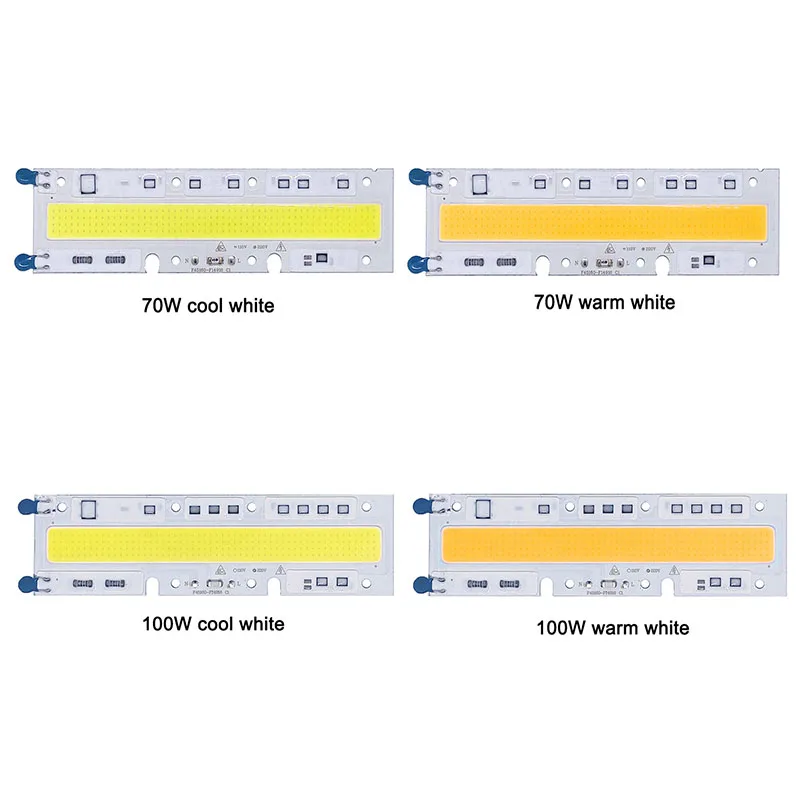 5 шт./лот Интеллектуальный IC LED COB чип лампа 30 Вт 50 70 100 120 150 AC110V 220 В Smart подходит для