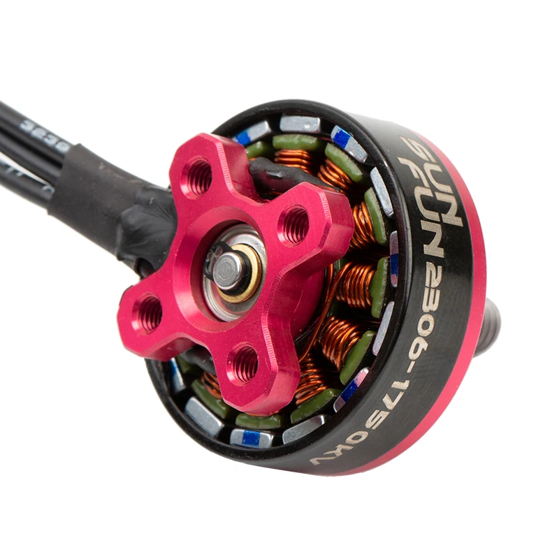 4 шт./лот DYS SUN FUN SF2306 1750KV 2500KV CW резьба FPV гоночный бесщеточный двигатель для