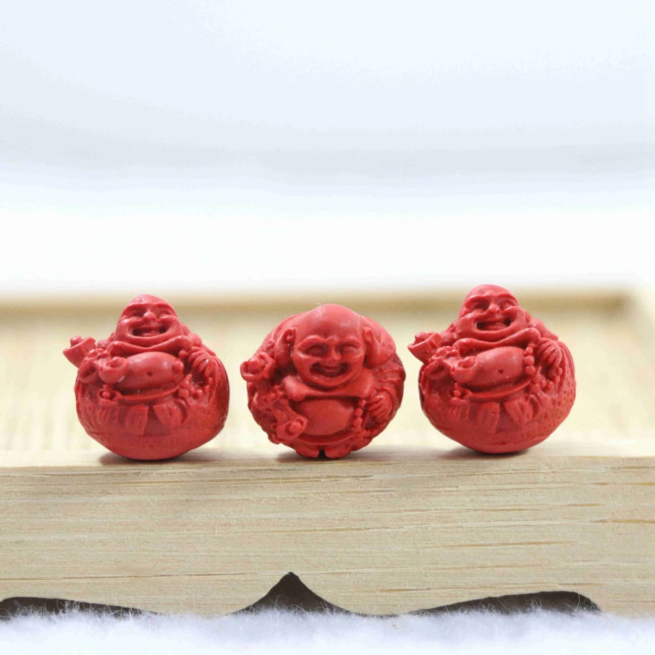 5 шт. 18 стилей модная синтетическая красная резьба по камню циннабар цветок diy