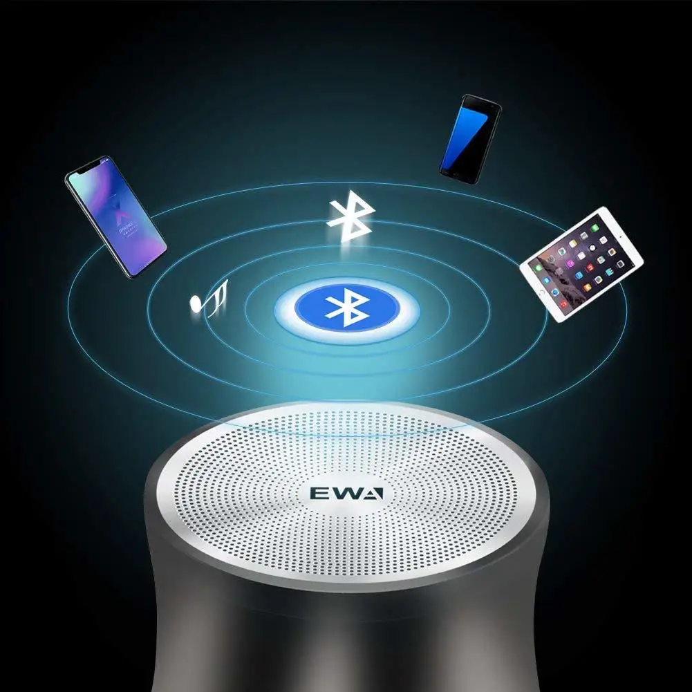 EWa A109mini Bluetooth динамик MP3 плеер портативный для телефона металлический USB вход