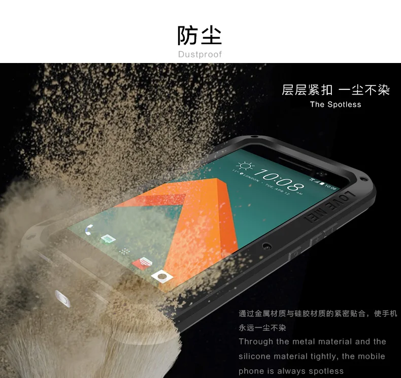 Love Mei для htc One M10 M9 M8 A9 E8 металлический защитный противоударный чехол для htc U11 U12 Plus чехол алюминиевый водонепроницаемый чехол для htc M10