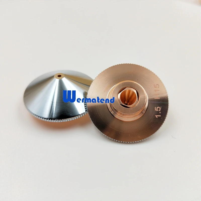 Wermatend 10 шт./лот Raytools сопло Двухслойное хромирование D32 H15mm BM109 BM111 насадки 120GJT0615
