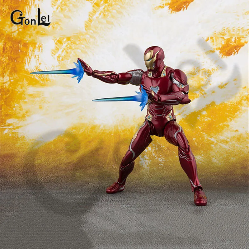 Экшн Фигурка Железный человек MK50 Mark infinity war Armor ПВХ новая модель|Игровые фигурки и