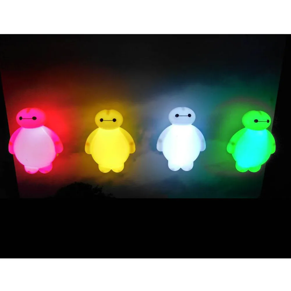 Новинка ночник большой герой Baymax 5 Вт Luminaria белый зеленый красный желтый лава