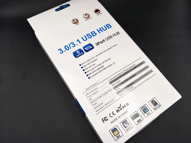 3-портовый Алюминиевый USB 3 0 концентратор MS SD M2 TF Многофункциональный адаптер для