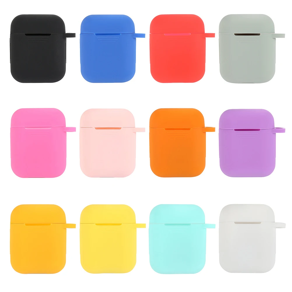 Новинка 2019 силиконовый чехол для AirPods защитный Apple Airpod зарядки спортивные