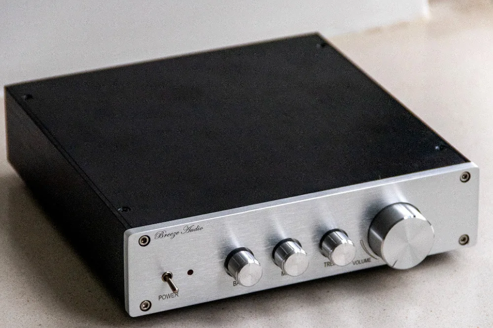 Стереозвук Hi Fi предусилитель BASS + MID TREBLE Регулируемый Собранный чехол класс A