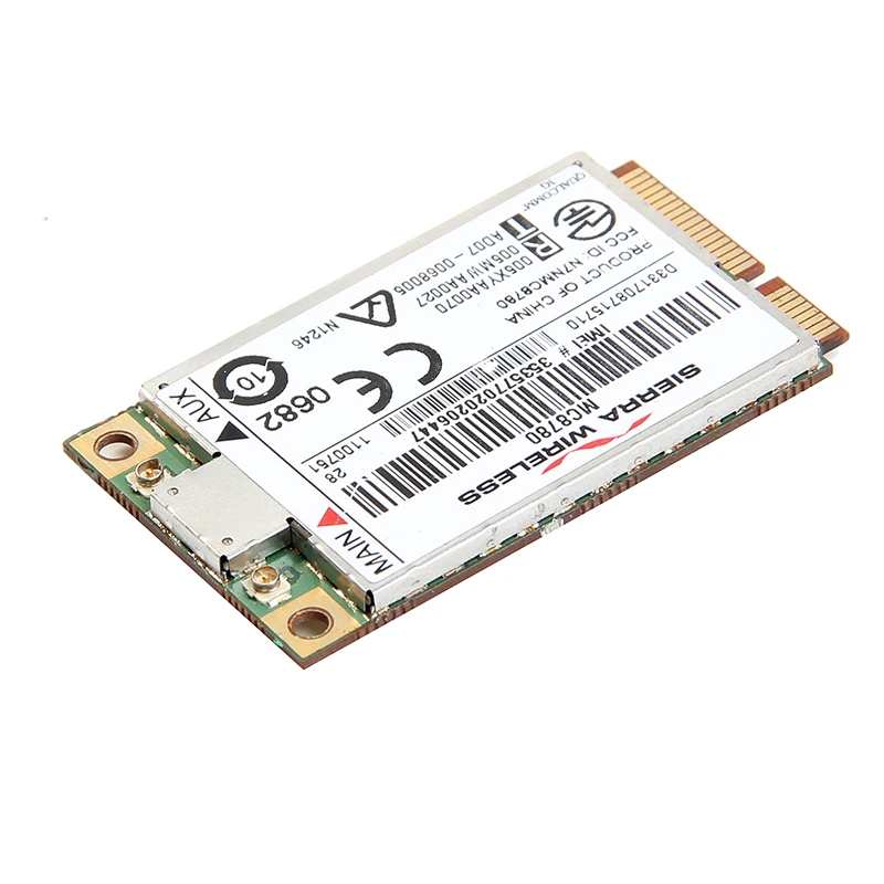 Разблокирована Sierra MC8780 беспроводной 3 г WWAN pci-e карты 7.2 Мбит/с HSUPA HSDPA UMTS gprs edge gps