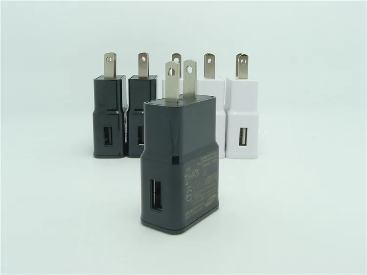 Универсальный 2а сша plug-зарядное зарядное устройство для Samsung Galaxy Note2 n7100 Черный и