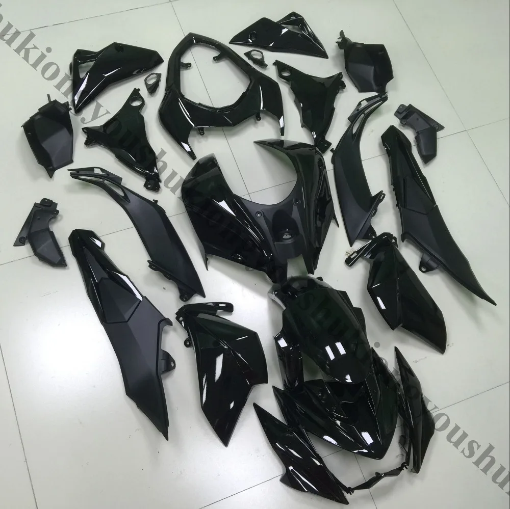 Мотоцикл обтекатель комплект для kawasaki z800 2013 2014 2015 2016 Оригинальный яркий черный