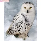 Белая фотография животное снег животное природа DIY 3D Алмазная вышивка зимняя мозаика вышивка домашний декор