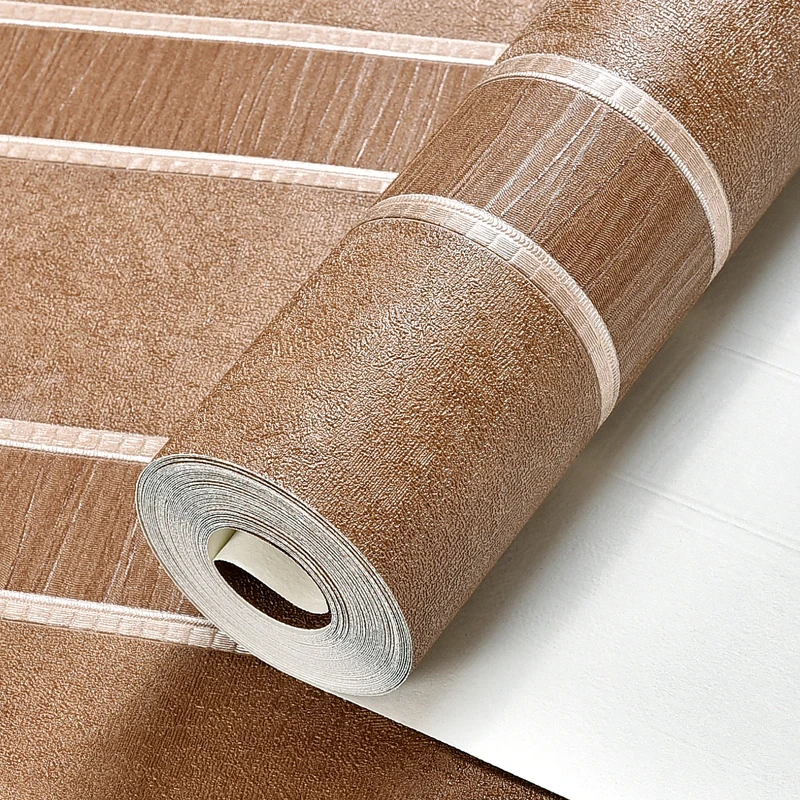 Настенные бумажные обои в современном стиле виниловые полоску синего серого