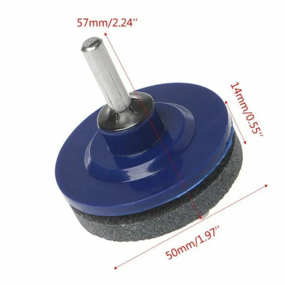 

50MM Faster Blade Sharpener Lawn Mower Universal Grinding Rotary Drill Cuts Lawnmower Blade Sharpener