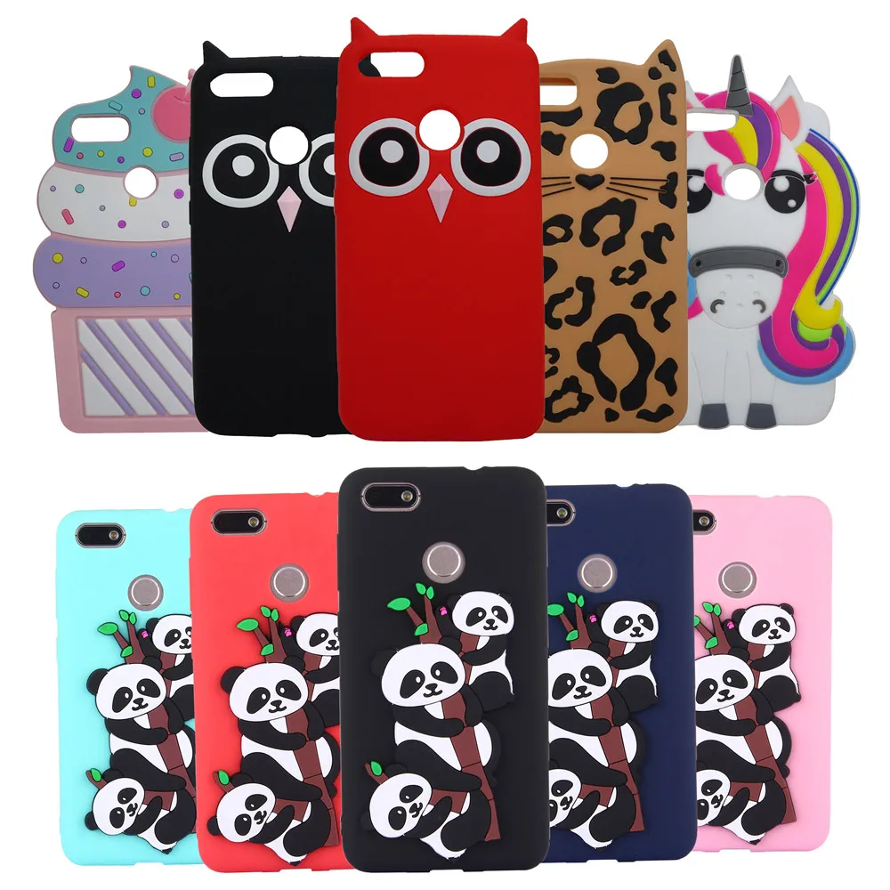 3D с изображением из мультфильма Lucky Cat Мягкая силиконовая крышка для huawei Y6 Pro 2017