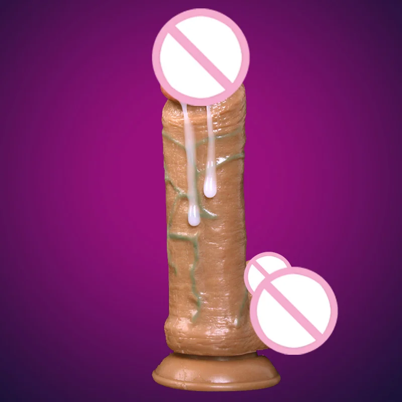 Ощущение кожи реалистичный пенис Супер огромный большой фаллоимитатор с