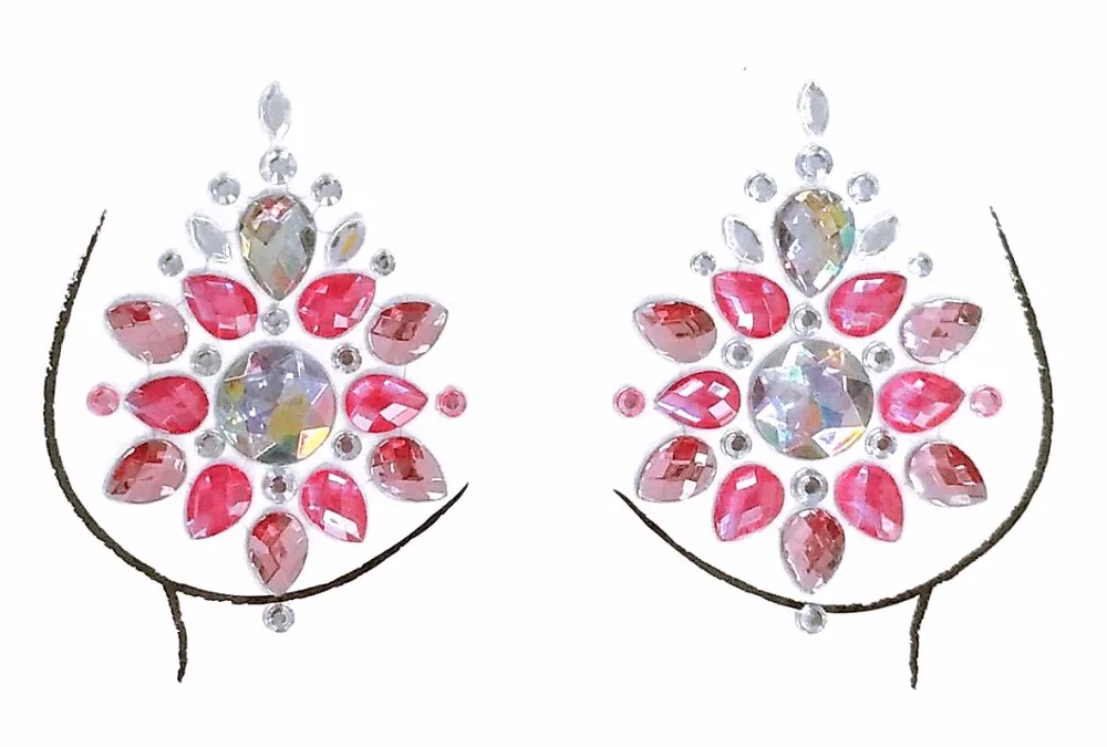 Наклейка Bindi Ручной Работы Бохо и Племенной Стиль тела Декор стикер можно наклеить на самоклеющиеся драгоценные камни грудь наклейка на сосок