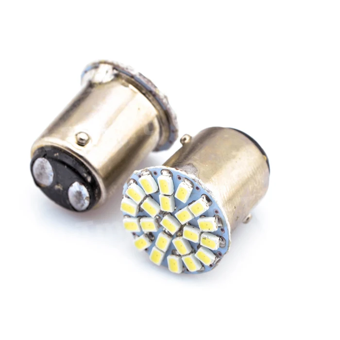 2 шт./лот 1157 3020 22 SMD P21/5 Вт BAY15D Автомобильный светодиодный сигнальный светильник