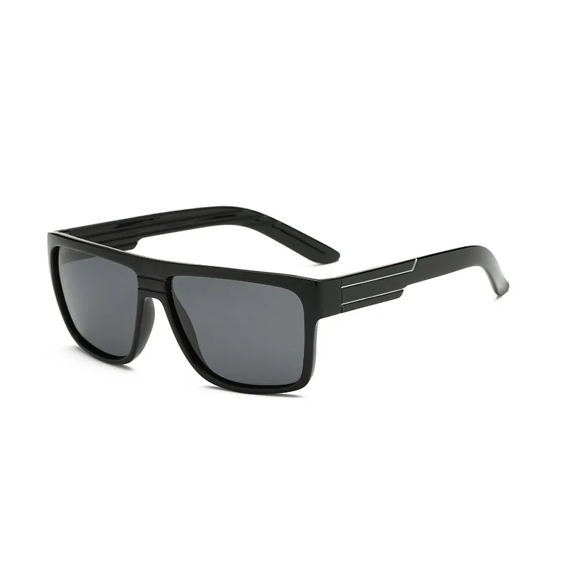 Black andWhite Frame Мужские модные солнцезащитные очки для новых поляризованных солнцезащитных очков для вождения рыбалки UV400 оттенков солнцезащитные очки - Цвет линз: Black andWhite Frame