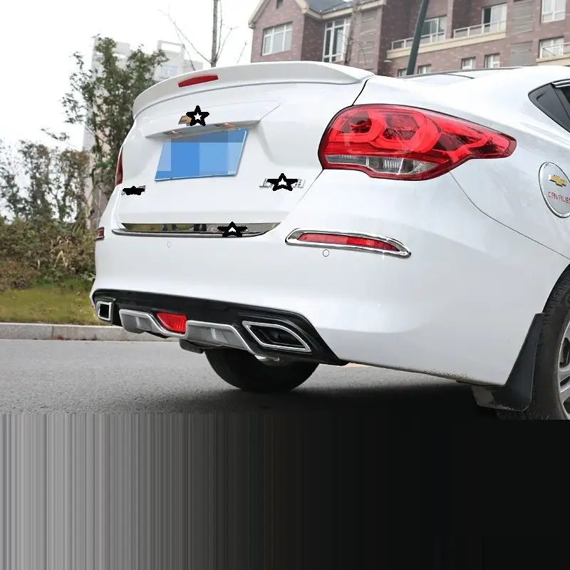 Диффузор тюнинга автомобиля передняя губа Авто Automovil аксессуары Стайлинг задние защитные бамперы 16 17 18 для Chevrolet кавалер