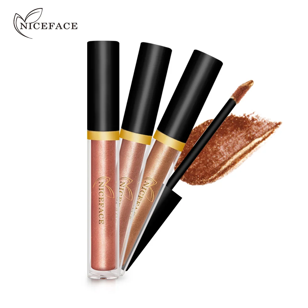 Горячие Красивые лица жидкие водонепроницаемые алмазные блестящие тени для