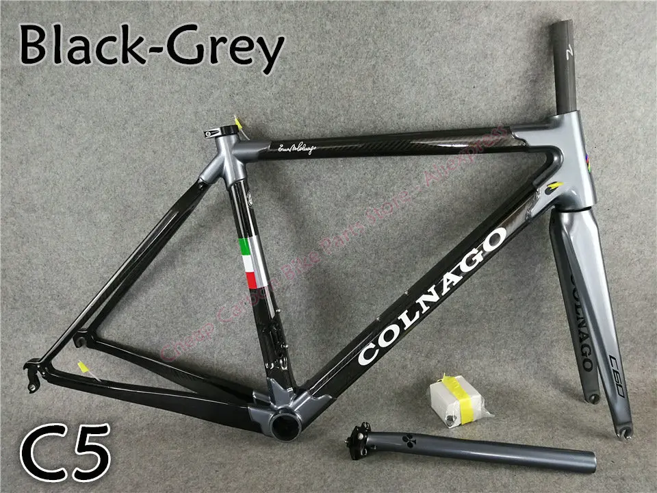 C5 18 цветов T1000 CARROWTER Colnago C60 карбоновая рама для дорожного велосипеда с 48/50/52/54/56 см BB386 3 к матовая/глянцевая - Цвет: C5