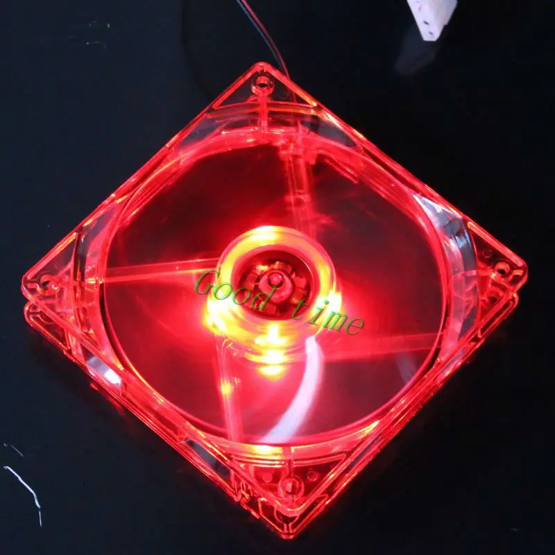 Gdstime 50 шт. пять цветов свет Quad 4 LED 120 мм PC корпус компьютера Вентилятор охлаждения