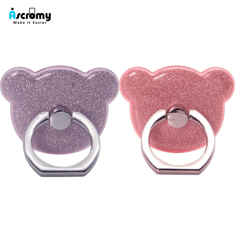 Ascromy Bear блестящее кольцо для мобильного телефона универсальный держатель Huawei P20