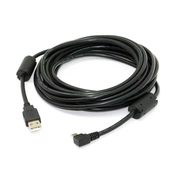 50 шт./мини USB B Тип 5pin мужской прямоугольный 90 градусов к 2 0 Мужской кабель для