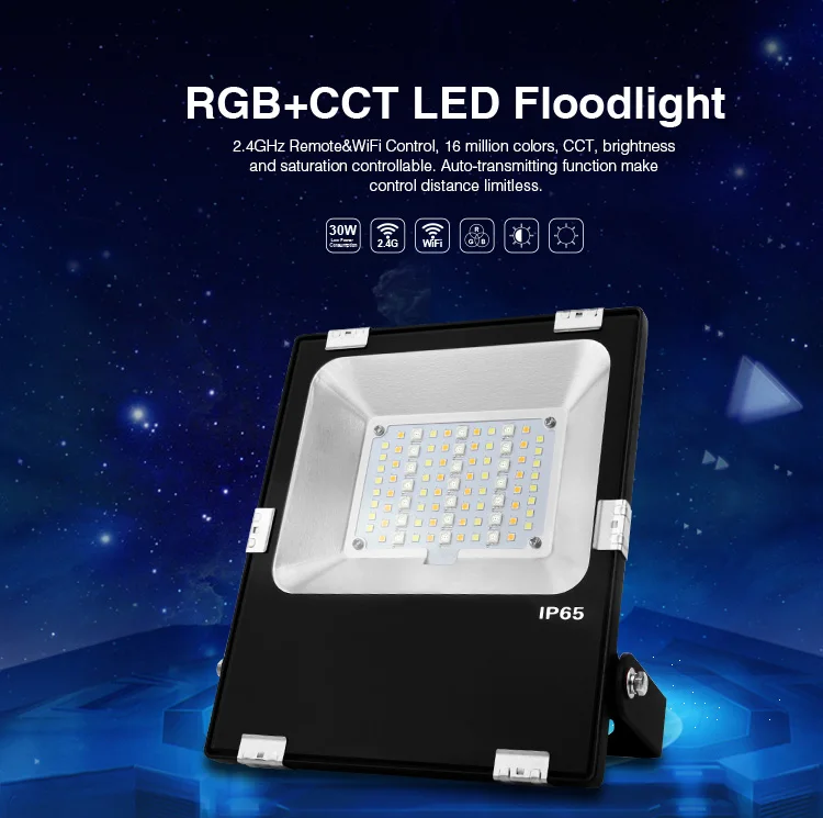 Mi. Светильник 30 Вт RGB+ CCT Светодиодный прожектор светильник FUTT03 AC86-265VSmart IP65 Водонепроницаемый открытый светильник ing 2,4G Беспроводной Android/iOs приложение Wi-Fi