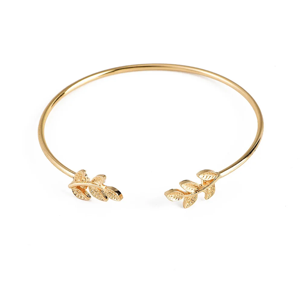 Женский комплект браслетов круглой формы винтажный Топ золотого цвета галстук в