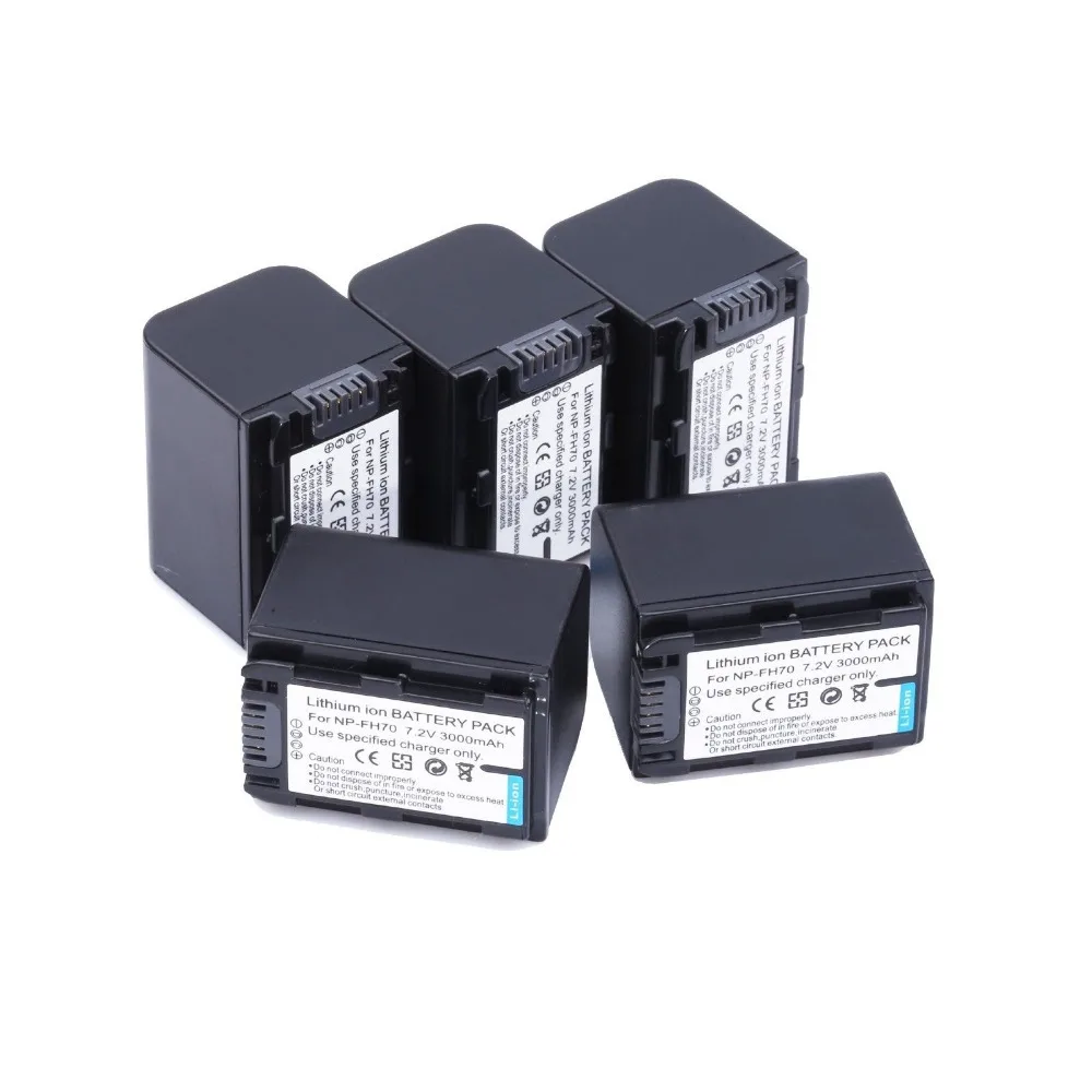 5 шт., литий-ионные аккумуляторы 3000 мАч