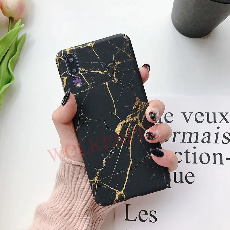 10 Чехол s для Xiao mi Red mi Note 7 Note7 Pro с глянцевым мраморным радужным рисунком, жесткий чехол из поликарбоната для Xiaomi mi 9 mi 9 mi 8 mi 8 Lite, чехол для телефона - Цвет: 10