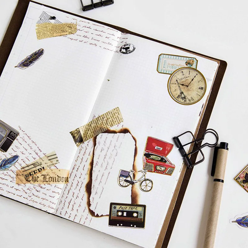 45 шт. перо жизни наклейки Kawaii канцелярские принадлежности Papeleria DIY Скрапбукинг