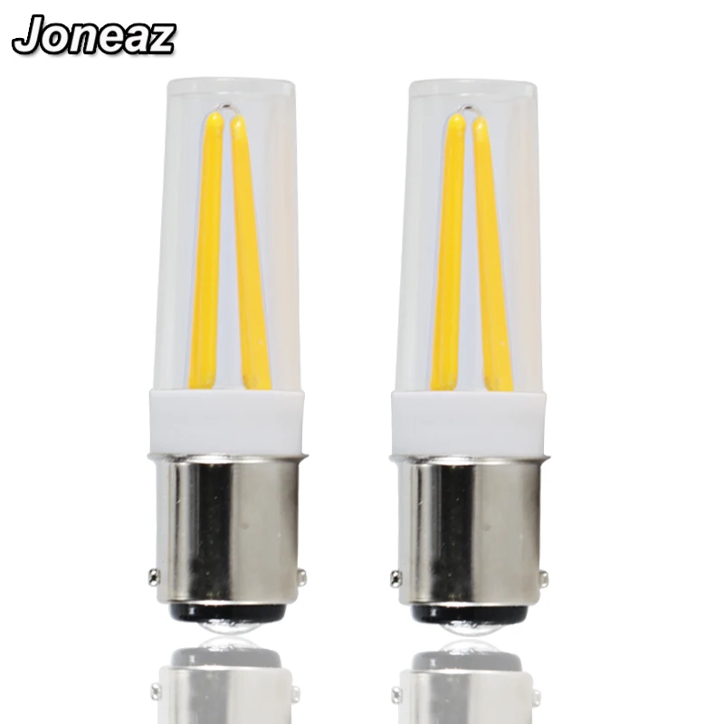 Joneaz 6x bombilla B15 светодиодная лампочка с регулированием яркости 110 В 220 3 Вт свеча
