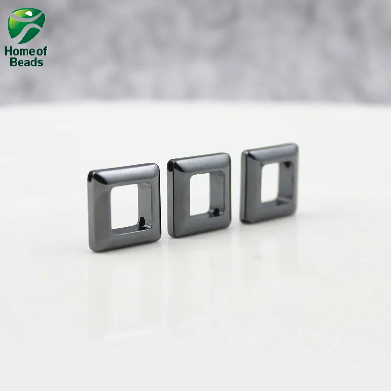Новое поступление качественные Квадратные бусины из гематита натурального