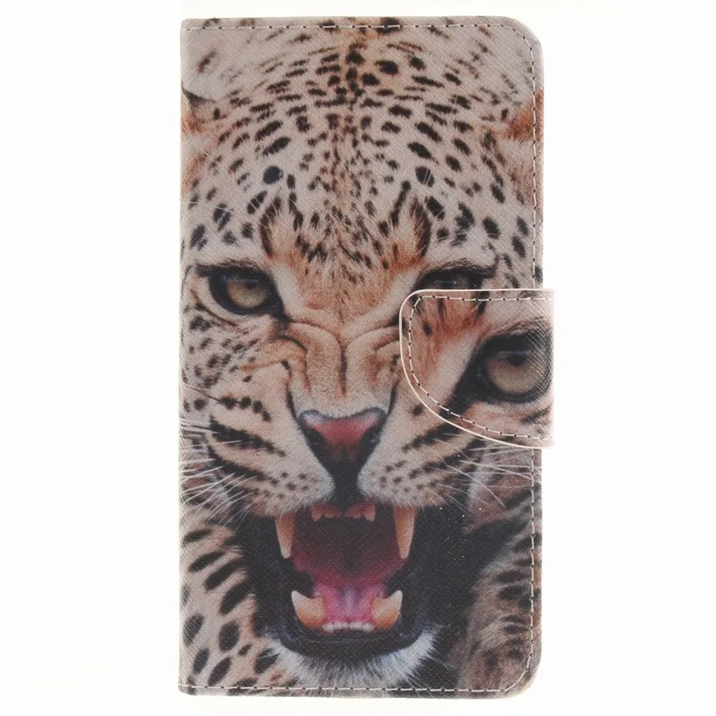 Puma Кожаные чехлы DEEVOLPO с дикими животными для iPhone 8, 7, 6S Plus, 4, 4S, 5C, 5S, SE, Touch 6, 5, слот для карт, чехлы для телефонов с волком и цветами, D26F - Цвет: Puma